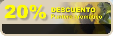 20%   DESCUENTO Puntero cromático