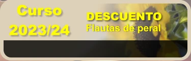 DESCUENTO Flautas de peral Curso 2023/24